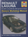 Renault Laguna II Petrol Diesel 2001-2005 Haynes Service Repair Manual USED